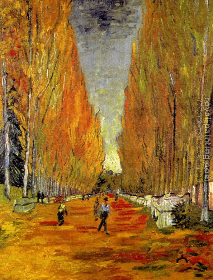 Vincent Van Gogh : The Alyscamps,Avenue at Arles II